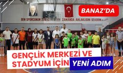 Banaz’da Gençlik Merkezi ve Stadyum İçin Yeni Adım