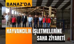 Banaz’da Hayvancılık İşletmelerine Saha Ziyareti