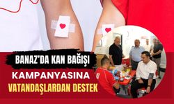 Banaz’da Kan Bağışı Kampanyasına Vatandaşlardan Destek