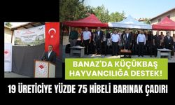 Banaz'da Küçükbaş Hayvancılığa Destek! 19 Üreticiye Yüzde 75 Hibeli Barınak Çadırı