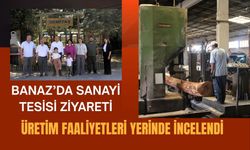 Banaz’da Sanayi Tesisi Ziyareti: Üretim Faaliyetleri Yerinde İncelendi