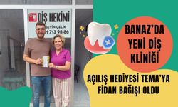 Banaz’da Yeni Diş Kliniği: Açılış Hediyesi TEMA’ya Fidan Bağışı Oldu