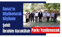 Banaz’ın Büyükoturak Köyünde Şehit İbrahim Karakülah Parkı Yenilenecek