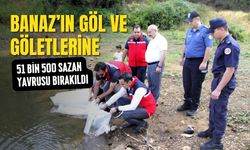 Banaz’ın Göl ve Göletlerine 51 Bin 500 Sazan Yavrusu Bırakıldı