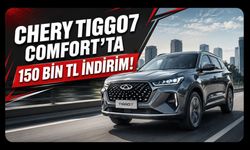 Chery TIGGO7 Comfort’ta 150 Bin TL İndirim! Fiyatı 2 Milyon TL Sınırına Geldi