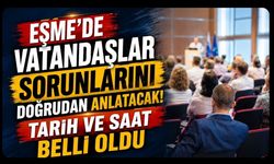 Eşme’de Vatandaşlar Sorunlarını Doğrudan Anlatacak! Tarih ve Saat Belli Oldu