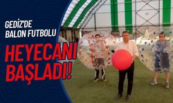 Gediz'de Balon Futbolu Heyecanı Başladı! Her Yaştan Vatandaş Sahaya Davet Edildi