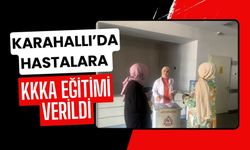 Karahallı’da Hastalara KKKA Eğitimi Verildi
