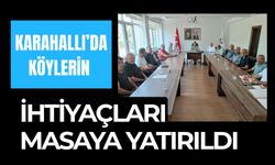 Karahallı’da Köylerin İhtiyaçları Masaya Yatırıldı