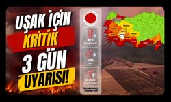 Uşak İçin Kritik 3 Gün Uyarısı!
