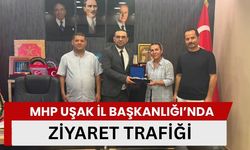 MHP Uşak İl Başkanlığı’nda Ziyaret Trafiği