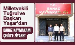 Milletvekili Tuğrul ve Başkan Yaşar’dan Banaz Kaymakamı Çelik’e Ziyaret