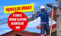 Uşaklılar Dikkat! 8 Saate Varan Elektrik Kesintileri Var