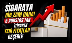 Sigaraya Bir Zam Daha! 5 Ağustos'tan İtibaren Yeni Fiyatlar Geçerli