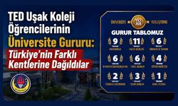TED Uşak Koleji Öğrencilerinin Üniversite Gururu: Türkiye’nin Farklı Kentlerine Dağıldılar
