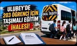 Ulubey'de 203 Öğrenci İçin Taşımalı Eğitim İhalesi! 18 Araçla Servis Hizmeti Alınacak