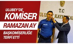 Ulubey’de Komiser Ramazan Ay Başkomiserliğe Terfi Etti