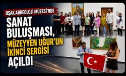 Uşak Arkeoloji Müzesi’nde Sanat Buluşması, Müzeyyen Uğur’un İkinci Sergisi Açıldı