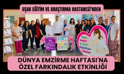 Uşak Eğitim ve Araştırma Hastanesi'nden Dünya Emzirme Haftası'na Özel Farkındalık Etkinliği