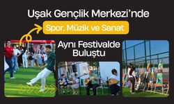 Uşak Gençlik Merkezi’nde Spor, Müzik ve Sanat Aynı Festivalde Buluştu