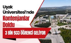 Uşak Üniversitesi’nde Kontenjanlar Doldu, 3 Bin 933 Öğrenci Geliyor