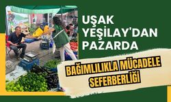 Uşak Yeşilay'dan Pazarda Bağımlılıkla Mücadele Seferberliği