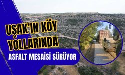 Uşak’ın Köy Yollarında Asfalt Mesaisi Sürüyor