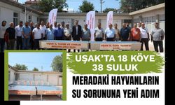 Uşak’ta 18 Köye 38 Suluk: Meradaki Hayvanların Su Sorununa Yeni Adım