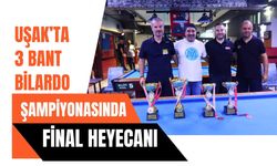 Uşak’ta 3 Bant Bilardo Şampiyonasında Final Heyecanı