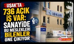 Uşak’ta 736 Açık İş Var: Sanayide Bu Meslekleri Bilenler Öne Çıkıyor