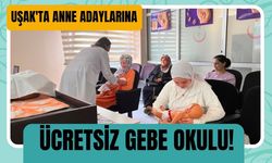 Uşak'ta Anne Adaylarına Ücretsiz Gebe Okulu! İlk Modül Tamamlandı