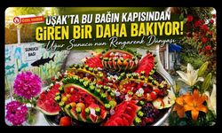 Uşak’ta Bu Bağın Kapısından Giren Bir Daha Bakıyor! Uğur Sunucu’nun Rengârenk Dünyası