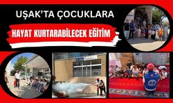Uşak’ta Çocuklara Hayat Kurtarabilecek Eğitim: Kur’an Kurslarında Tatbikat Yapıldı