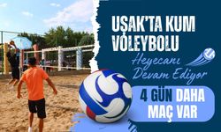 Uşak’ta Kum Voleybolu Heyecanı Devam Ediyor, 4 Gün Daha Maç Var