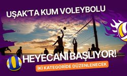 Uşak’ta Kum Voleybolu Heyecanı Başlıyor! İki Kategoride Düzenlenecek