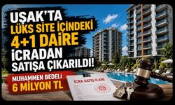 Uşak'ta Lüks Site İçindeki 4+1 Daire İcradan Satışa Çıkarıldı! Muhammen Bedeli 6 Milyon TL