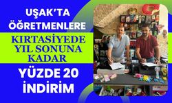 Uşak’ta Öğretmenlere Kırtasiyede Yıl Sonuna Kadar Yüzde 20 İndirim