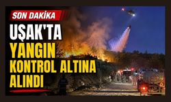 Uşak’ta Gece Boyu Süren Yangın Kontrol Altına Alındı