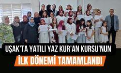 Uşak'ta Yatılı Yaz Kur'an Kursu'nun İlk Dönemi Tamamlandı