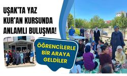 Uşak’ta Yaz Kur’an Kursunda Anlamlı Buluşma! Öğrencilerle Bir Araya Geldiler