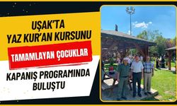 Uşak’ta Yaz Kur’an Kursunu Tamamlayan Çocuklar Kapanış Programında Buluştu