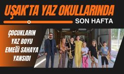 Uşak’ta Yaz Okullarında Son Hafta, Çocukların Yaz Boyu Emeği Sahaya Yansıdı