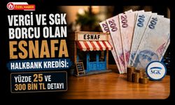 Vergi ve SGK Borcu Olan Esnafa Halkbank Kredisi: Yüzde 25 ve 300 Bin TL Detayı