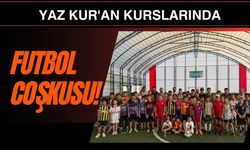 Yaz Kur'an Kurslarında Futbol Coşkusu! Öğrenciler Dostluk İçin Sahaya Çıktı