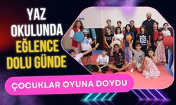 Yaz Okulunda Eğlence Dolu Günde Çocuklar Oyuna Doydu
