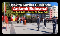 Uşak’ta Gaziler Günü’nde Anlamlı Buluşma! Kent Protokolü ve Gaziler Bir Araya Geldi