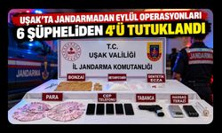 Uşak’ta Jandarmadan Eylül Operasyonları, 6 Şüpheliden 4’ü Tutuklandı