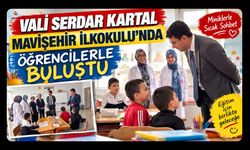 Uşak Valisi Serdar Kartal Mavişehir İlkokulu’nda Öğrencilerle Buluştu