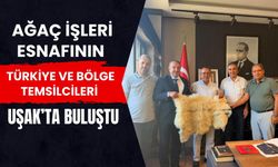 Ağaç İşleri Esnafının Türkiye ve Bölge Temsilcileri Uşak’ta Buluştu