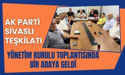 AK Parti Sivaslı Teşkilatı Yönetim Kurulu Toplantısında Bir Araya Geldi